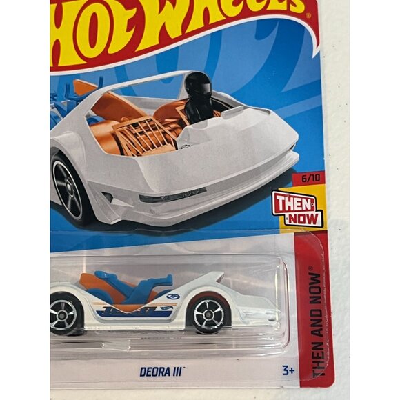 Hot Wheels Deora III 2023 Then and Now White Orange Diecast Car - Picture 3 of 9